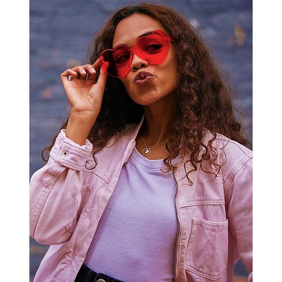 Vibrant Flapper Feather Boas Party Pack with Heart-Shaped Sunglasses 6 Pcs - Picture 3 of 9